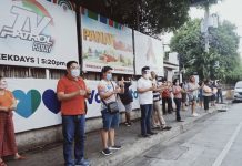 ‘DEMOCRACY UNDER SIEGE’: 12 ABS-CBN reg’l stations go off air Employees of the local ABS-CBN station lit candles outside the company’s compound in La Paz, Iloilo City on Friday. The local “TV Patrol” program – airing its final newscast yesterday – was the latest unfortunate consequence of the denial of the network's bid for a 25-year franchise. IAN PAUL CORDERO/PN FINAL EPISODE