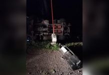1 dead, 3 injured in Culasi road accident A delivery truck fell on its side in Barangay Malacañang, Culasi, Antique on Aug. 28. A minor passenger was killed and three others were injured. CULASI MPS
