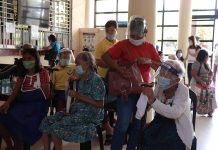 16 Antique centenarians receive social pension Antiqueño centenarians wait for the distribution of their social pension at the Antique provincial capitol last week. A centenarian is a person who is one hundred or more years old. PROVINCE OF ANTIQUE
