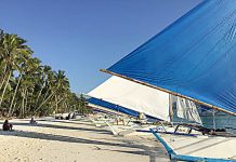 Boracay Island in Malay Aklan, one of the top beaches in the Philippines, is blessed with a long stretch of powdery-white sand beach and crystal clear waters. BOY RYAN ZABAL/AKEAN FORUM