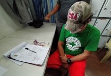 La Paz local nabbed over ‘drugs’ Drug suspect Ivan Mark Tupas sits handcuffed while police officers interrogate him inside the headquarters of Iloilo City Police Office Station 1 on Sept. 2. IAN PAUL CORDERO/PN