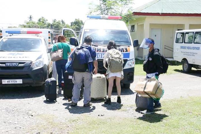 Antiqueño repatriates Antiqueño repatriates are being fetched by an ambulance from their respective local government units in Antique Airport. The coming home of Antiqueños was made possible through the "Libre Uli Antique" program, a joint undertaking of Gov. Rhodora Cadiao and Lone District Rep. Loren Legarda. CONTRIUBTED PHOTO