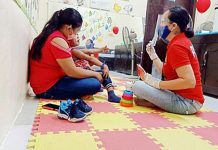 Antique’s cerebral palsy patients get assistive devices In this July 2020 file photo, physical therapist Angie Liz Vagilidad (right) conducts therapy session to a four-year at the Community Based Inclusive Development Unit Therapy Center of the provincial government in San Jose, Antique. PNA