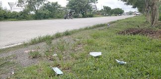 Used facemasks are indiscriminately discarded in Iloilo City. The wearing of facemask is mandatory to prevent the spread of the coronavirus but incorrect disposal of this protective gear could risk spreading the virus. IAN PAUL CORDERO/ PN