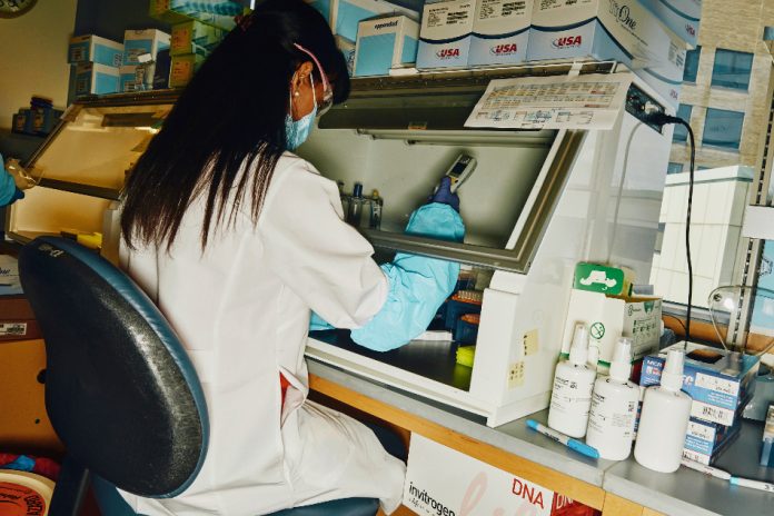 j and j vaccine A laboratory researcher at the Center for Virology and Vaccine Research at Beth Israel Medical Center in New York. The center has been developing a coronavirus vaccine with Johnson & Johnson. TONY LUONG/THE NEW YORK TIMES