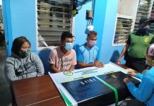 3 caught in Buenavista buy-bust Antidrug personnel conduct an inventory of items seized from Gina Rose Estruche along with Rainheart and Remy Diamante, who were nabbed in a buy-bust operation in Barangay Avila, Buenavista, Guimaras on Sept. 2. PDEA REGION VI