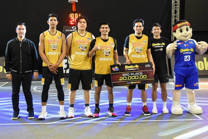 3x3 Bacolod-Master Sardines settled for bronze in the Leg 3 of the 2020 Chooks-to-Go Pilipinas 3x3 President’s Cup. CHOOKS-TO-GO PILIPINAS/FB