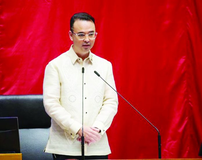 Banner pic_c Majority of the lawmakers reject Taguig-Pateros representative Alan Peter Cayetano’s resignation via viva voce voting to retain him as head of the administration-dominated House. ABS-CBN NEWS