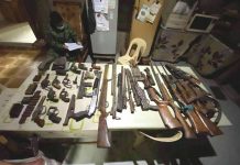 Cops arrest Miag-ao ‘gunsmith’ Authorities seized these improvised firearms and equipment for the repair and manufacture of guns from the house of construction worker Joemarie Arro in Barangay Aguiauan, Miag-ao, Iloilo on Oct. 8. MIAG-AO POLICE STATION