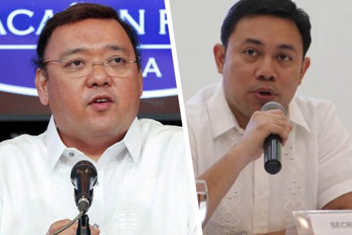 Roque_Villar “The DOJ has the authority to decide which allegations to investigate. We leave it to the task force if they will investigate Sec. Villar,” Palace spokesperson Roque said during his virtual press conference on Tuesday. Photo courtesy of CNN (Roque); PNA (Villar)