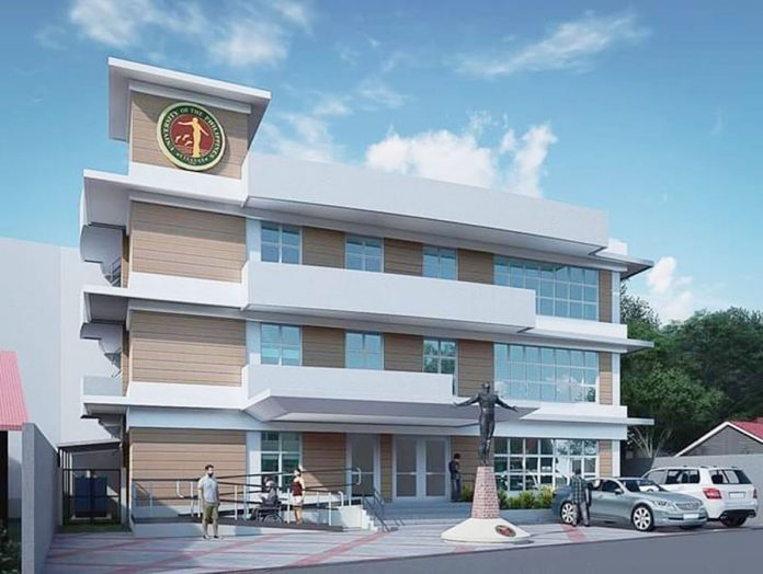 UPV Antique Photo shows the proposed building of the University of the Philippines Visayas extension campus in Barangay Nauring, Pandan, Antique. Pandan LGU Facebook