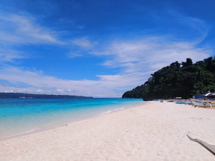 The Puka Beach in Boracay Island screams of purity and calmness during its reopening on Oct. 1, 2020. SHY POLIDO/PN