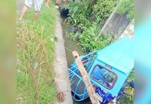 Motorcycle-riding gunmen shoot delivery boy dead The 23-year-old Aljun Sadje’s tricycle fell off into a drainage canal after he was fatally shot by two motorcycle-riding gunmen in Barangay Cubay South, Bugason, Antique. STEPHEN LOUIE CHECA/PN