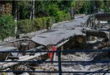 Damage after caused by the storm in Cuneo, Italy. TINO ROMANO/EPA