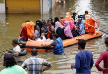 Floods kill 60 in India, damage crops Residents are evacuated from a flooded neighborhood after heavy rainfall in Hyderabad, the capital of the southern state of Telangana, India on Oct. 15, 2020. VINOD BABU/REUTERS