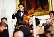 Former SK president ordered back to prison for bribery South Korean President Lee Myung-bak offers a toast during a State Dinner at the White House in Washington. THE NEW YORK TIMES