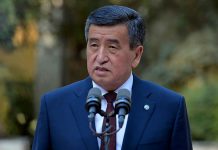 Kyrgyzstan president resigns to end post-election crisis Kyrgyzstan’s President Sooronbay Jeenbekov speaks after a vote at parliamentary election in Bishkek, Kyrgyzstan Oct. 4, 2020. SULTAN DOSALIEV/KYRGYZ PRESIDENTIAL PRESS SERVICE/REUTERS