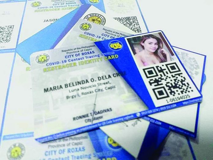 Digitized Roxas City Epidemiological Contact Tracing System. Photos from the Upod Kita Ronnie Dadivas Facebook page Digitized Roxas City Epidemiological Contact Tracing System. Photos from the Upod Kita Ronnie Dadivas Facebook page