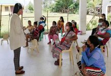 Atis of Guimaras train to produce mosquito repellent Members of the Ati community in Guimaras attend an orientation on a new alternative livelihood training – citronella mosquito oil repellent production. DOLE-6 PHOTO