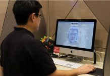 Singapore’s world-first face scan plan sparks privacy fears A staff member of government technology agency demonstrates the use of facial verification technology to access government services on a computer at a community center in Singapore. MARTIN ABBUGAO/AFP