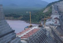 The dam will be the biggest hydro-electric project in Africa. REUTERS