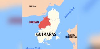 The municipality of Jordan, Guimaras had 56 coronavirus cases (cumulative data) of which 10 remained active, as of Nov. 12, 2020. Forty-three cases already recovered while three died.