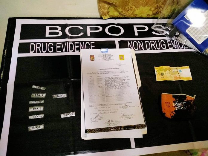 These sachets of suspect shabu were seized from suspects Dante Parandas and Ruffa Ubas in a buy-bust operation in Barangay Granada, Bacolod City on Nov. 24. BCPO