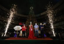 Miss Universe PH 2020 Rabiya Mateo Lights up Festive Walk’s Giant Christmas Tree on Her Birthday