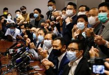 ‘Eyes will be plucked out’ over HK, China warns Fifteen pro-democracy lawmakers resigned this month in protest at China’s new rules. REUTERS