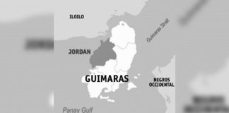 Jordan, Guimaras’ cumulative coronavirus disease cases reached 50 on Nov. 8 – six active, 41 recovered, and three dead.