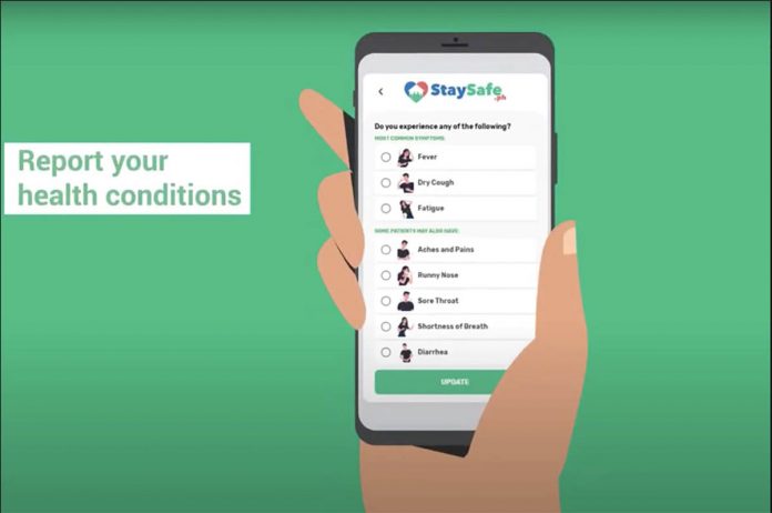 SCREENGRAB FROM THE STAY SAFE VIDEO SCREENGRAB FROM THE STAY SAFE VIDEO