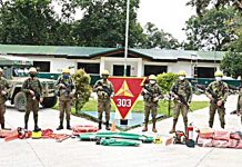 HIGH STATE OF READINESS: Negros troops train for disaster response Soldiers of the Philippine Army’s 303rd Infantry Brigade based in Murcia, Negros Occidental train for disaster response. They are part of the Humanitarian Assistance and Disaster Response teams from the 62nd and 79th infantry battalions assigned to various parts of Negros Island. PHOTO BY 303RD INFANTRY BRIGADE, PHILIPPINE ARMY