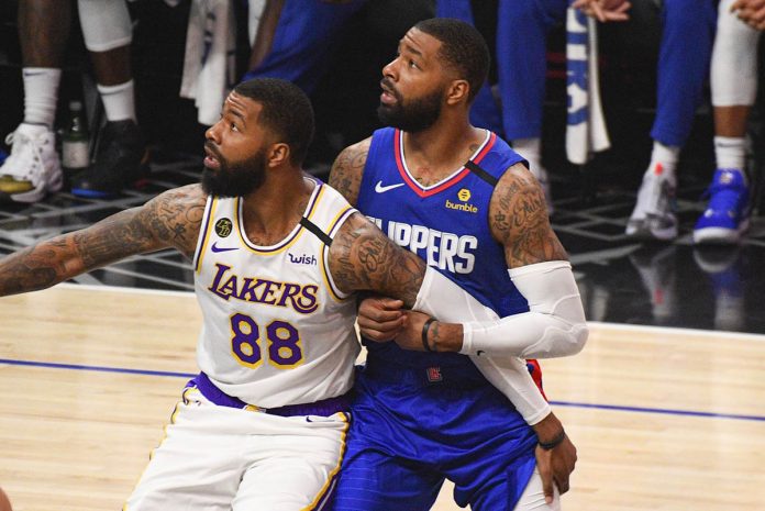 Los Angeles Lakers’ Markieff Morris battles twin brother Marcus Morris of the Los Angeles Clippers during their 2019-2020 NBA season match. GETTY IMAGES Los Angeles Lakers’ Markieff Morris battles twin brother Marcus Morris of the Los Angeles Clippers during their 2019-2020 NBA season match. GETTY IMAGES