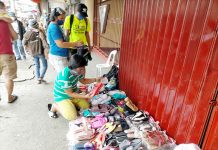Iloilo City to resume ‘Oplan Hawan Kalsada’ This vendor of plastic and rubber slippers on the sidewalk of Iznart Street, Iloilo City has to relocate elsewhere. The city government’s Public Safety and Transportation Management Office is again clearing the roads of obstruction starting Nov. 17. IAN PAUL CORDERO/PN