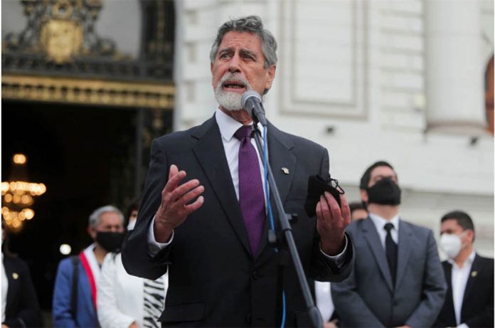 peru SAGASTI. SEBASTIAN CASTANEDA/REUTERS