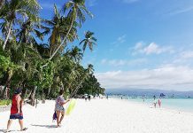 Boracay, Palawan listed among world’s most beautiful places Boracay’s white sand beach and turquoise water glisten under the bright sun prior to the coronavirus disease pandemic. The island resort reopened to domestic travelers on Oct. 1, 2020. PNA PHOTO