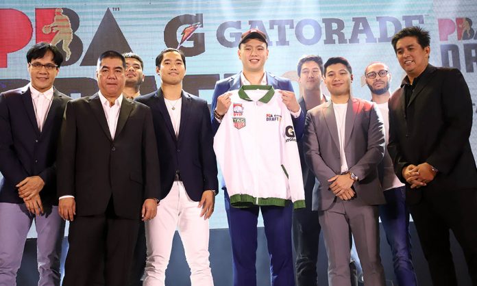 terrafirma TerraFirma Dyip picks George Isaac Go as No. 1 pick during the special draft of the 2019 PBA Rookie Draft. PBA PHOTO