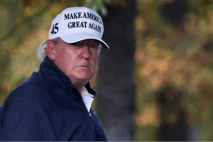 trump President Donald Trump returns to the White House after news media declared Democratic US presidential nominee Joe Biden to be the winner of the 2020 US presidential election. CARLOS BARRIA/REUTERS