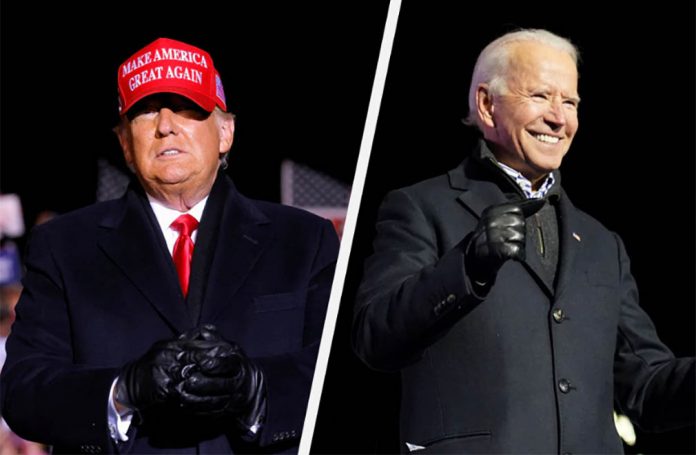 us US President Donald Trump and Democratic presidential nominee and former Vice President Joe Biden. CARLOS BARRIA, KEVIN LAMARQUE/REUTERS