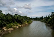 Fetus ‘left to die’ in river Jalaur River. Photo courtesy of River Basin Control Office - DENR