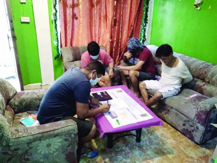 3 suspects fall in bust operation An antidrug operative conducts an inventory of suspected illegal drugs seized from three suspects in a buy-bust operation in Barangay 16, Bacolod City on Dec. 17. BCPO