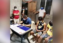 Drug suspects fall; cohort escapes Drugs suspects Jerby Serquillos, 32, and Allen Carepiano, 25, sit handcuffed while authorities conduct an inventory of the suspected shabu seized in a buy-bust operation in Barangay Banago, Bacolod City on Dec. 10. BCPO