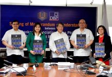 DBP partners with rural banks to boost financial inclusion drive Present during the signing ceremony were (from left) DBP Executive Vice President Jose Gabino D. Dimayuga, RBAP President Elizabeth C. Timbol, DBP President and Chief Executive Officer Emmanuel G. Herbosa, RBAP Vice President for Luzon Gregory D. De Guzman, and DBP Executive Vice President Susan Z. Prado.