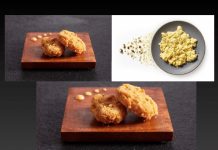World’s first lab-grown meat to go on sale in Singapore Cultured chicken bites from GOOD Meat, a division of Eat Just, as well as “eggs” made from mung bean protein. Photos courtesy of Business Wire via Courthouse News.
