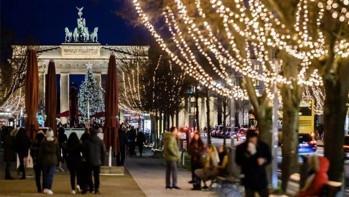 Christmas shopping has been blamed for the recent rise in cases in Germany. EPA