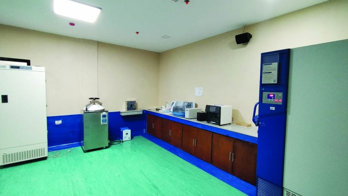news ime lab These are some of the machines used at Iloilo province’s first molecular laboratory at the Iloilo Provincial Hospital in Pototan town. The facility may start processing specimens for coronavirus disease 2019 testing next week. IAN PAUL CORDERO/PN