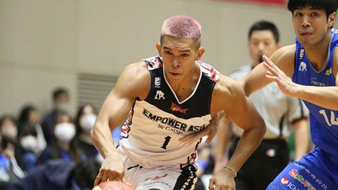 Ferdinand “Thirdy” Ravena III was held to nine points on four-of-nine shooting with two rebounds and one assist as the NeoPhoenix slid to a 5-19 record in the Western Division. PHOTO COURTESY OF JAPAN B. LEAGUE