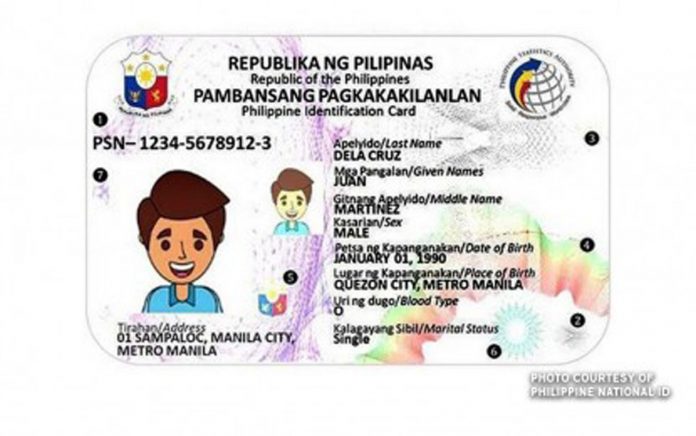 Signed into law in August 2018, Republic Act 11055 or the PhilSys Act, aims to establish a single national ID for all Filipinos and resident aliens. The national ID shall be a valid proof of identity that shall be a means of simplifying public and private transactions, enrolment in schools and the opening of bank accounts. PHOTO COURTESY OF PHILIPPINE NATIONAL ID
