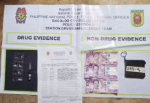 These are the suspected shabu and marked money seized in an entrapment operation in Barangay 14, Bacolod City on Jan. 24. BCPO
