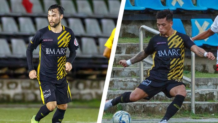 United City Football Club key players Manny Ott (left) and Jose Elmer Porteria are set to leave their team ahead of the 2021 AFC Cup stint. FACEBOOK PHOTOS United City Football Club key players Manny Ott (left) and Jose Elmer Porteria are set to leave their team ahead of the 2021 AFC Cup stint. FACEBOOK PHOTOS